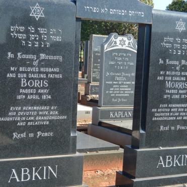 ABKIN Borris -1974 :: ABKIN Morris -1974