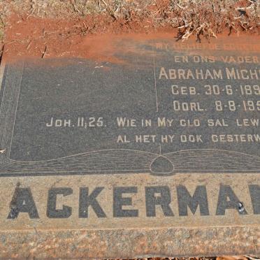 ACKERMANN Abraham Michiel 1890-1958