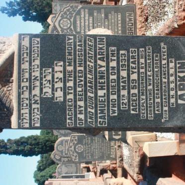 ARKIN Samuel Henry -1933