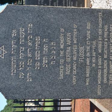 ARKIN Rose Bertha -1952