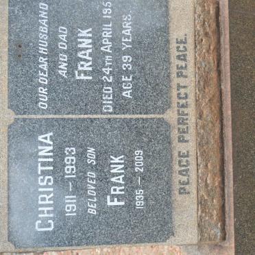 BAKKER Frank -195? &amp; Christina 1911-1993 :: BAKKER Frank 1935-2009