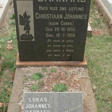 BARNARD Christiaan Johannes 1955-1956 :: BARNARD Lukas Johannes 1967-1967