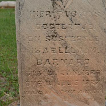 BARNARD Isabella M. 1926-1927