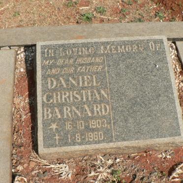 BARNARD Daniel Christian 1903-1960