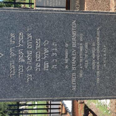 BERNSTEIN Alfred Stanley -1953