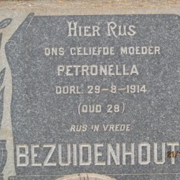 BEZUIDENHOUT Petronella -1914