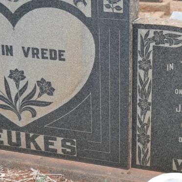 BEUKES Jan Andries 1874-1948 & Anna Maria Jacomina VAN DEVENTER 1885-1956