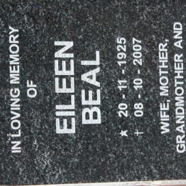 BEAL Eileen 1925-2007