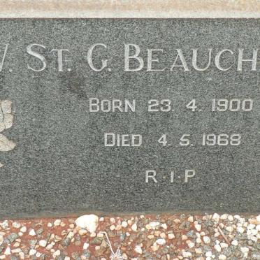 BEAUCHAMP V. St. G, 1900-1968