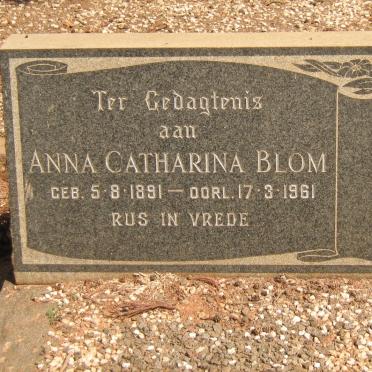 BLOM Anna Catharina 1891-1961