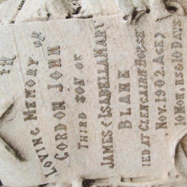 BLANE Robert -1904 :: BLANE Gordon John -1902