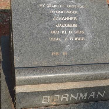 BORNMAN Johannes Jacobus 1895-1963