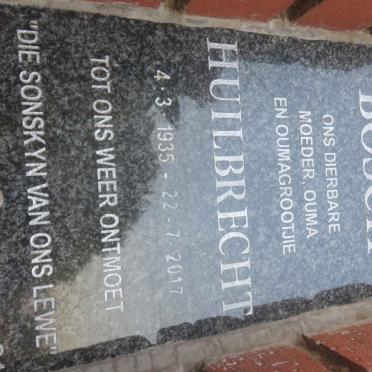 BOSCH Huilbrecht 1935-2017