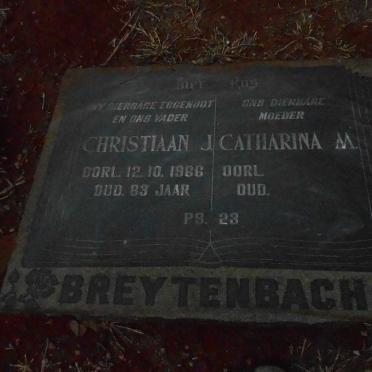BREYTENBACH Christiaan J. -1966 &amp; Catharina M.