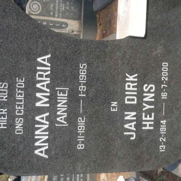 BRUYN Jan Dirk Heyns, du 1914-2000 &amp; Anna Maria 1912-1965
