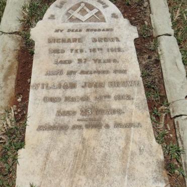 BROWN Richard -1912 :: BROWN William John -1912