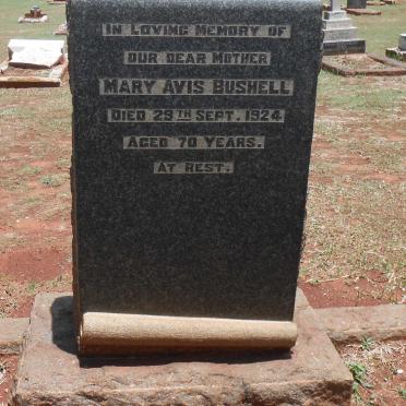 BUSHELL Mary Avis -1924