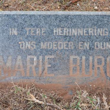 BURGER Marie