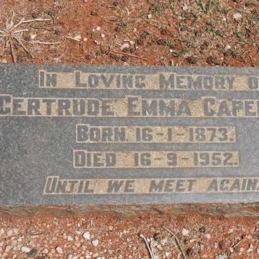 CAPENER Gertrude Emma 1873-1952