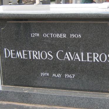 CAVALEROS Demetrios 1908-1967