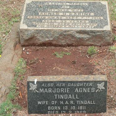 CARINE Agnes H. -1918 :: TINDALL Marjorie Agnes 1911-1969