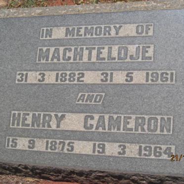 CAMERON Henry 1875-1964 &amp; Machteldje 1882-1961