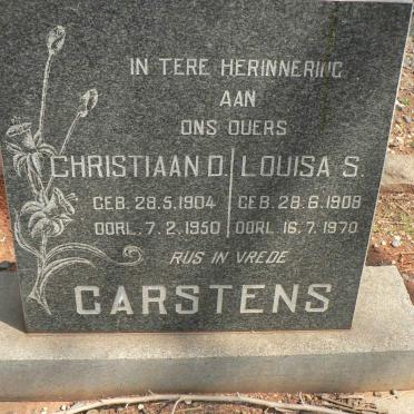 CARSTENS Christiaan D. 1904-1950 &amp; Louisa S. 1908-1970