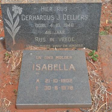 CELLIERS Gerhardus J. -1946 &amp; Isabella 1902-1978
