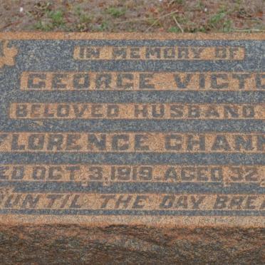 CHANNER George Victor -1919