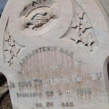 CLOETE Jacobus Phillipus -1914