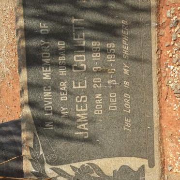 COLLETT James E. 1899-1959