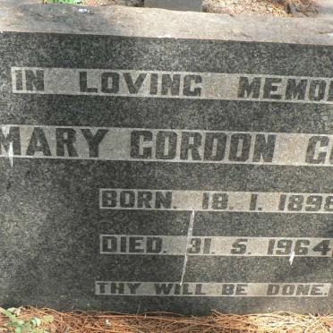 CODLEY Mary Cordon 1898-1964