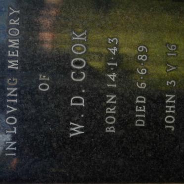 COOK W.D. 1943-1989