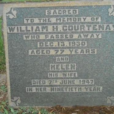 COURTENAY William H. -1930 &amp; Helen -1947