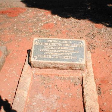 COETZEE Charl Francois -1925 :: COETZEE  ?  -1935