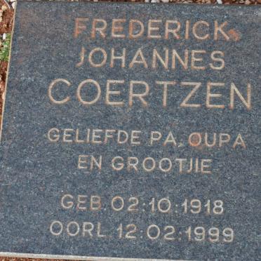 COERTZEN Frederick Johannes 1918-1999