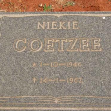 COETZEE Niekie 1946-1962