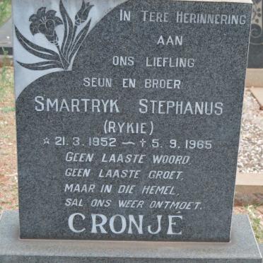 CRONJE Smartryk Stephanus 1952-1965
