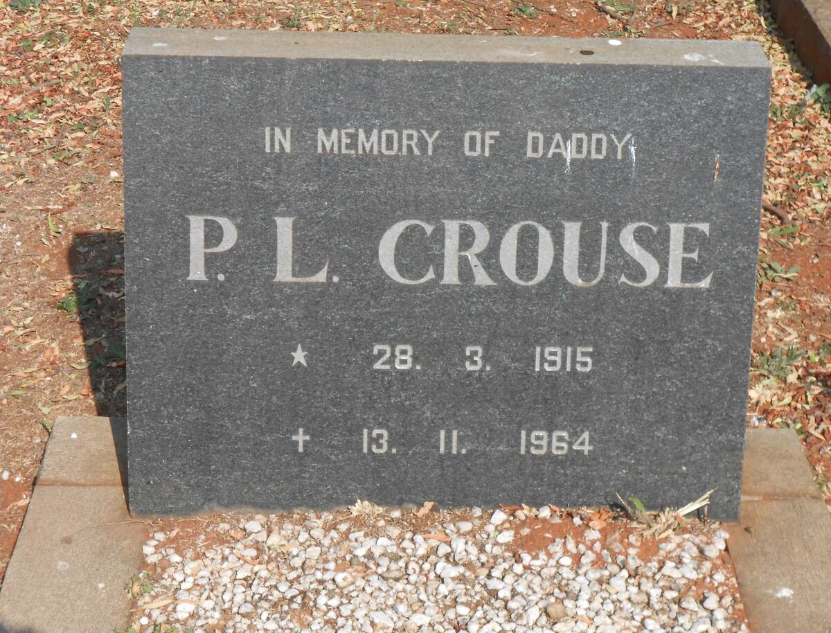 CROUSE P.L. 1915-1964