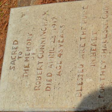 CUNNINGHAM Robert -1917