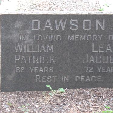 DAWSON William Patrick &amp; Lea Jacoba