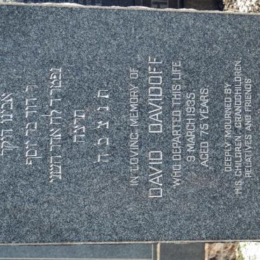 DAVIDOFF David -1935