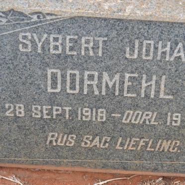 DORMEHL Sybert Johan 1918-1920