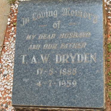 DRYDEN T.A.W. 1885-1959