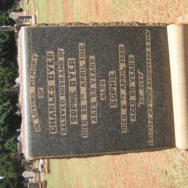 DYER Charles -1910 &amp; Sophie -1926