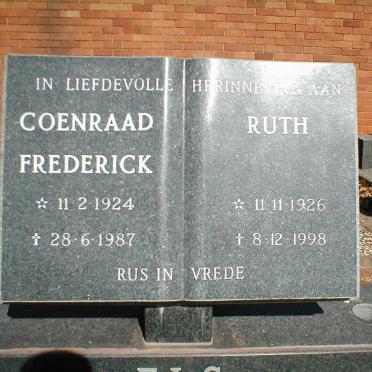 ELS Coenraad Frederick 1924-1987 &amp; Ruth 1926-1998