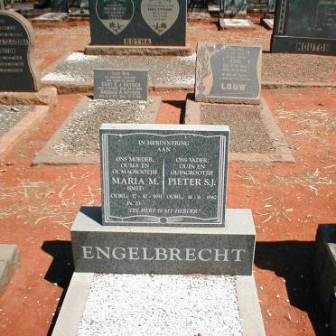 ENGELBRECHT Pieter S.J.   -1967 &amp; Maria M. SMIT  -1951
