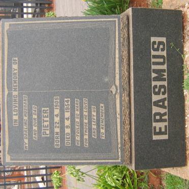 ERASMUS Pieter 1905-1954
