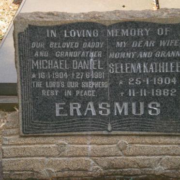 ERASMUS Michael Daniel 1904-1981 &amp; Selena Kathleen 1904-1962