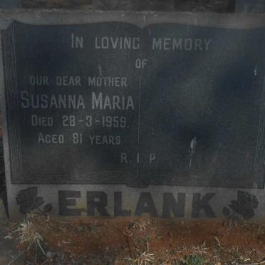 ERLANK Susanna Maria -1959